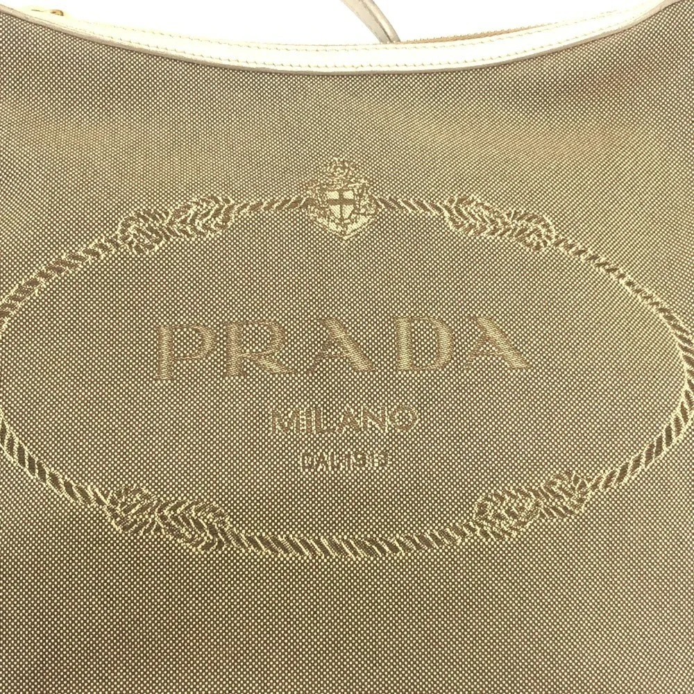 PRADA Cream Shoulder Bag